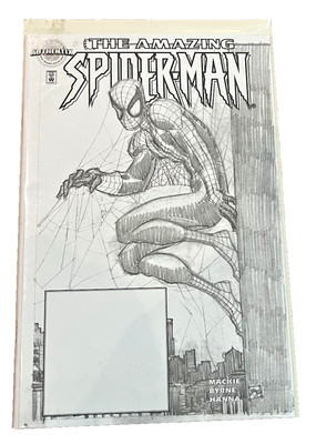 Amazing Spider-man #1 Marvel Authentix Ltd Edition Sketch Cover 1999 COA #1587!!