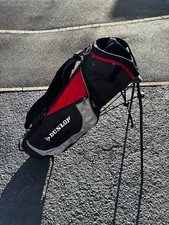 Dunlop Black Red Grey Stand Bag / 5-Way Divider Golf Bag ⛳️
