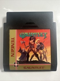 Tengen Gauntlet (Nintendo, NES, 1987) Cart & Sleeve - Tested