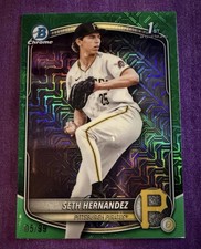 2025 Bowman Draft Mega Box Green Refractor Seth Hernandez /99