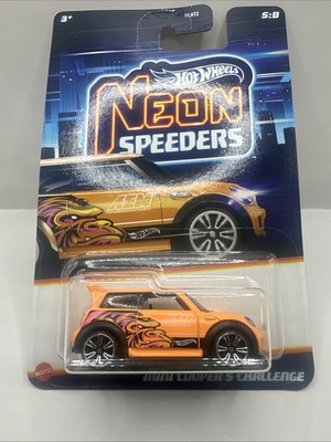 HOT WHEELS NEON SPEEDERS MINI COOPER S CHALLENGE 5/8 NEW