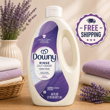 Downy Rinse Out Odor Laundry Rinse Fresh Lavender 62 fl oz- Free Shipping