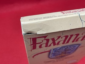 NES FAXANADU w BOX MANUAL FOAM NICE LABEL SHINEY BOX TESTED WORKING
