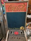 VINTAGE ORIGINAL ANTIQUE GAS OIL GENERAL STORE SIGN COCA-COLA CURB