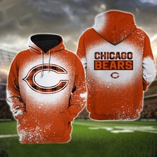 Personalized Chicago Football Bearss Team Hoodie Lightweight Unisex Adult S-5XL