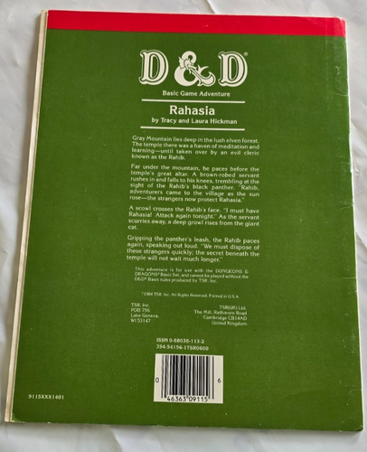 Lot of 5 Vintage 80's  D&D, Dungeons & Dragons adventures and modules - Picture 12 of 12