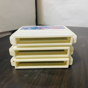 Lot of 3 Nintendo Famicom NES Japan Moero Basketball & Tennis & Soccer Jaleco