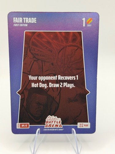 2026 Bo Jackson Battle Arena Fair Trade #BPL-12 Bonus Play Foil SSP RARE