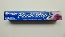 Vintage NOS Reynolds Plastic Wrap 100 Sq. Ft. VIOLET Factory Sealed Purple NEW