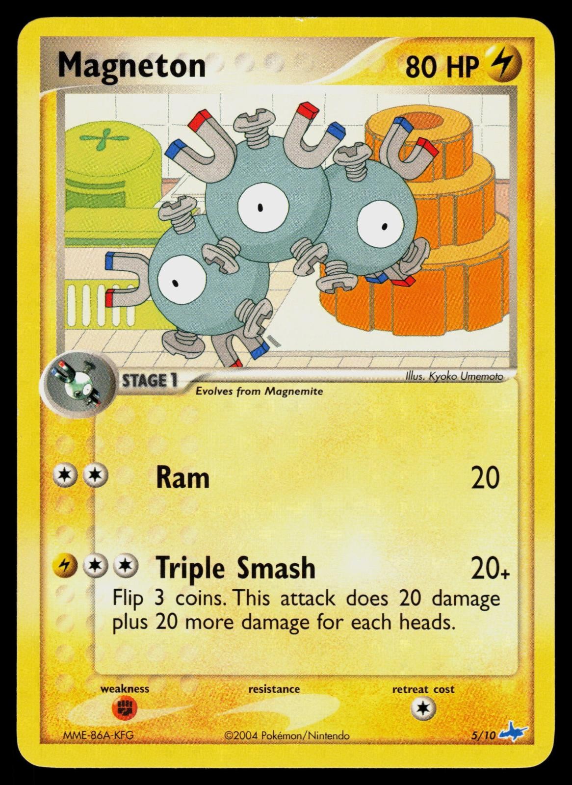Magneton 5/10 EX Trainer Kit Latios Pokemon Lightly Played