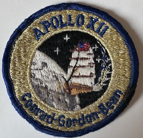 NASA Apollo XII Space Flight Vintage Original Patch Detailed Preowned Apollo 12