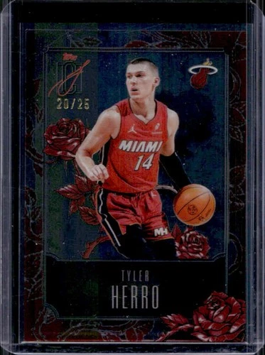 2025 Topps Signature Tyler Herro Red (RAW)