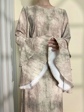 Evening Kaftan Abaya Women Long Dress Muslim Robe Dubai Party Gown Islamic Prom