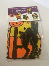 Vintage Retro Style “4” New, Beistle Halloween Decoration Cut Outs