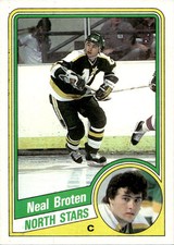 1984-85 Topps #72 Neal Broten Hockey Card