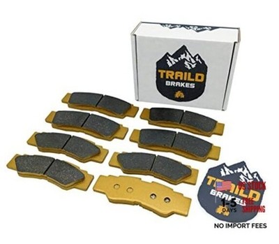 Ceramic Brake Pad Set for Yamaha Wolverine Full Vehicle Set (No Parking Brake)