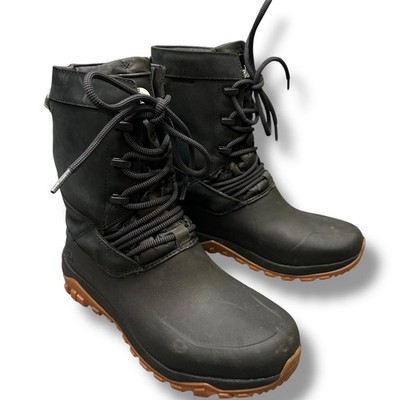 The North Face Yukiona Mid Boots Womens Size 9 Black Waterproof PrimaLoft