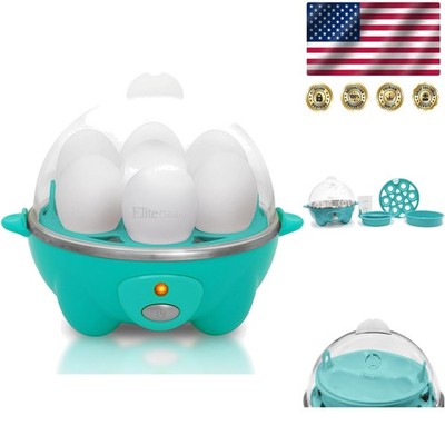 Compact 7 Egg Electric Cooker with Timer - Perfect for Easy Breakfast Solutions!