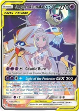 Pokemon Solgaleo & Lunala GX (Full Art) Holofoil SM - Cosmic Eclipse 216/236