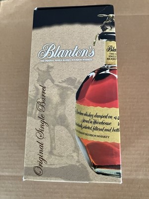 Blanton's bourbon Whiskey Empty Collectors Box Original Single Barrel Blanton's