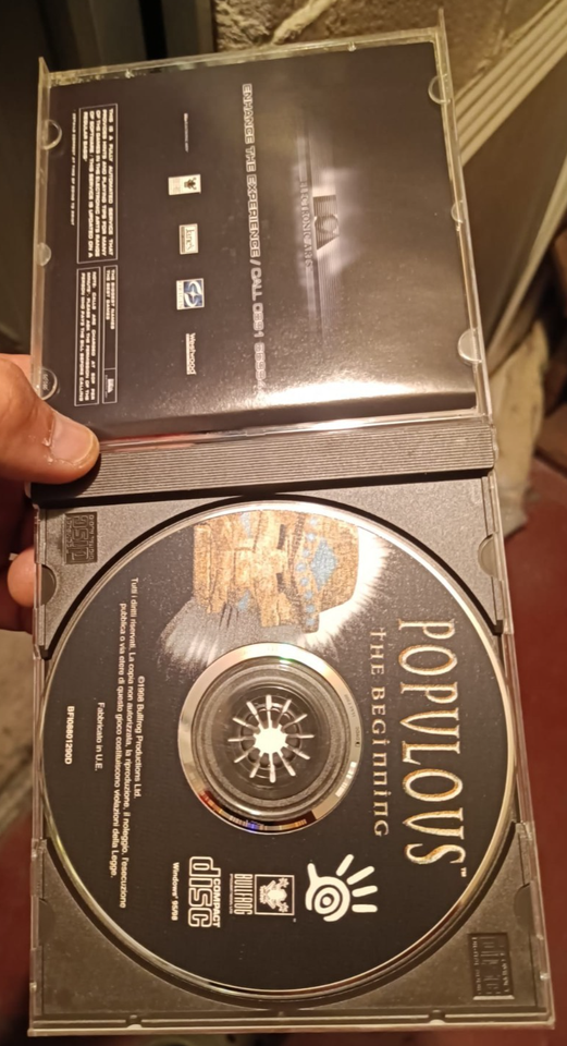 1998 Box Computer Populous The Beginning - Bullfrog 1998-Big Box PC Italiano - Completo ...