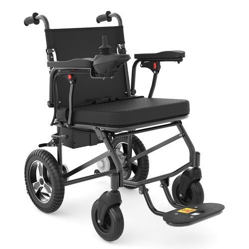 20 Miles Long Range Electric Wheelchair - 500W Power Motor - Orange - Used Good