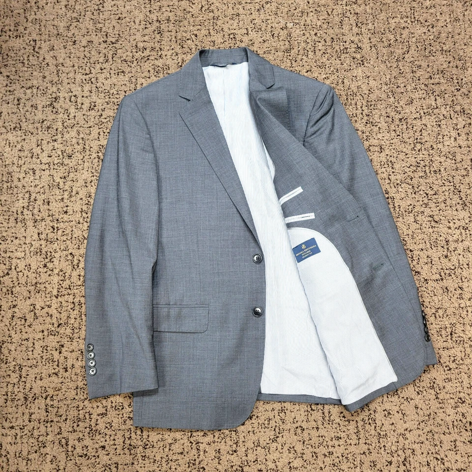 Костюм мужской Brooks Brothers Explorer REGENT FIT 40 S 38 серые шерстяные брюки 29x30 - Изображение 2 из 4