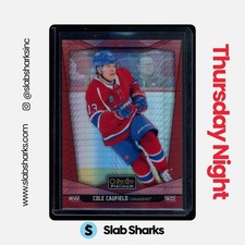 2024 UPPER DECK O-PEE-CHEE PLATINUM #11 COLE CAUFIELD RED PRISM /199