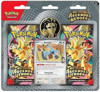 Pokemon TCG: Mega Evolution: Ascended Heroes: 2-Pack Blister (2 Booster Packs, P