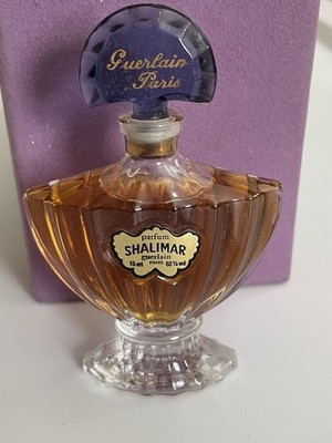 Guerlain Paris Shalimar 15ml Full Bottle Purple Box Parfum Vintage Rare