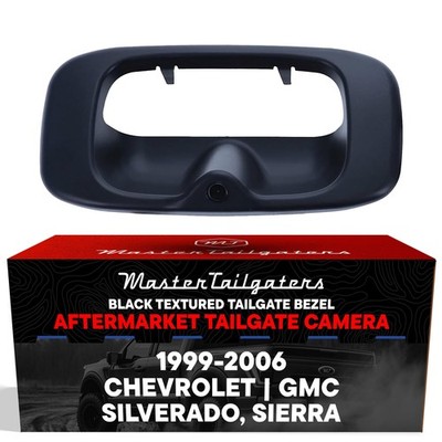 Master Tailgaters Black Tailgate Bezel with Backup Camera Replacement for Che...