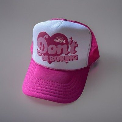 Paris Hilton Exclusive Merch Santa Monic Coffee Popup Trucker Hat Pink Hot New
