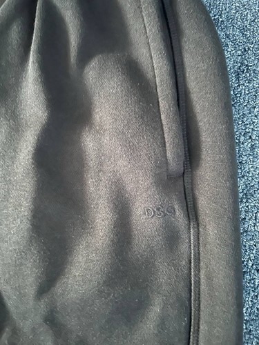 DSG Black Classic Fleece Cinched Jogger Pants Size L - Picture 2 of 4