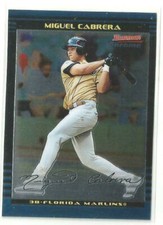 2002 Bowman Chrome Miguel Cabrera RC #BDP156 Detroit Tigers