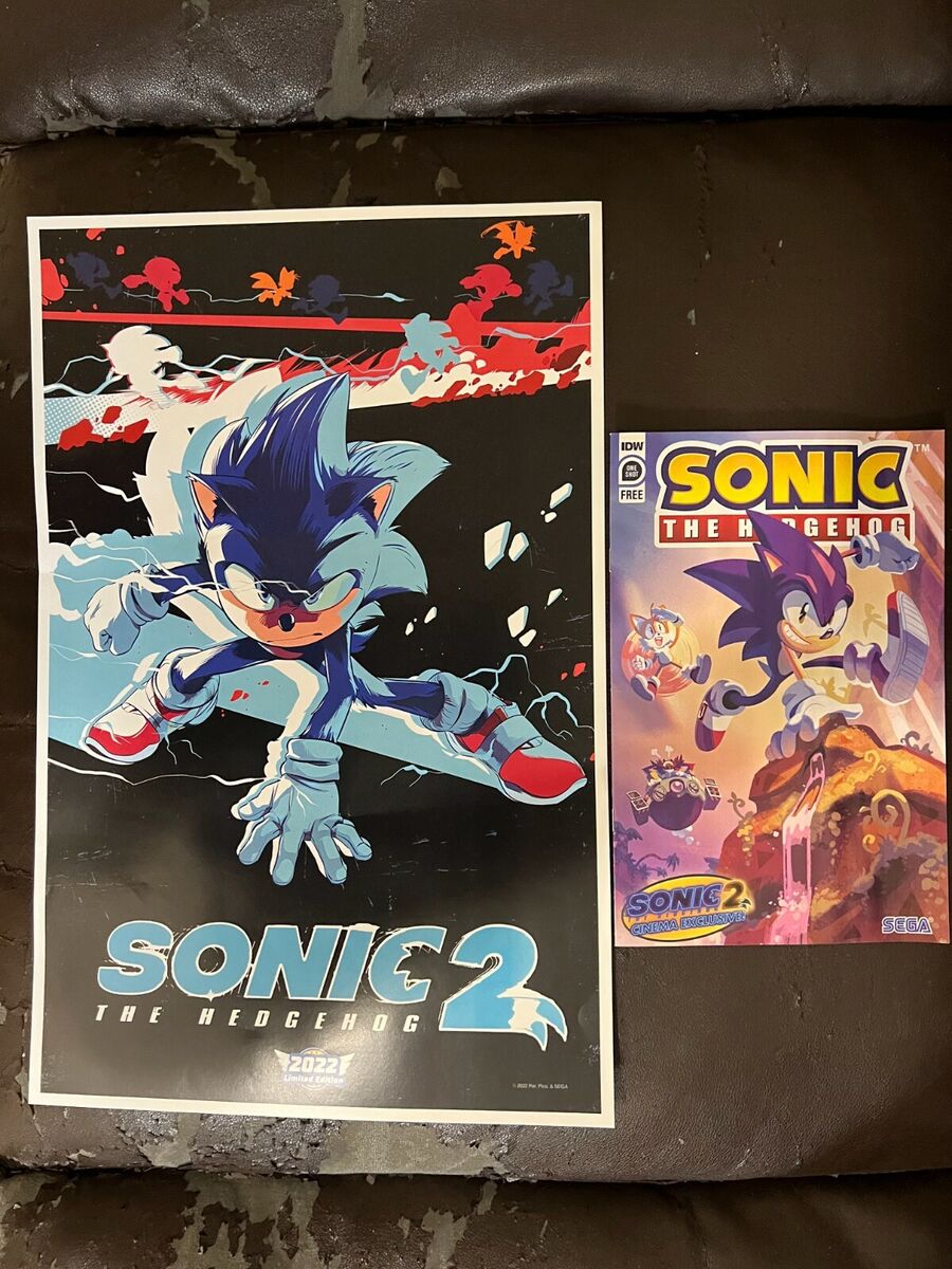 SONIC THE HEDGEHOG MOVIE 2 - SONIC 2 2022 LIMITED EDITION POSTER