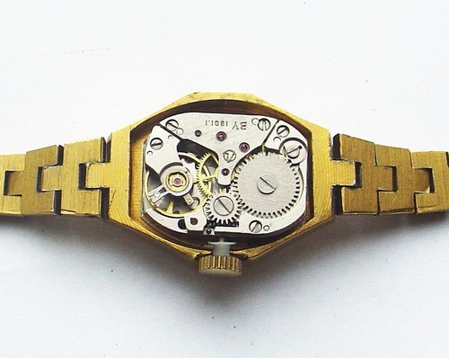 Serviced Ussr Soviet Russian Luch Jewel Womens Watch Mechanical Wrist Ladie - Picture 12 of 12