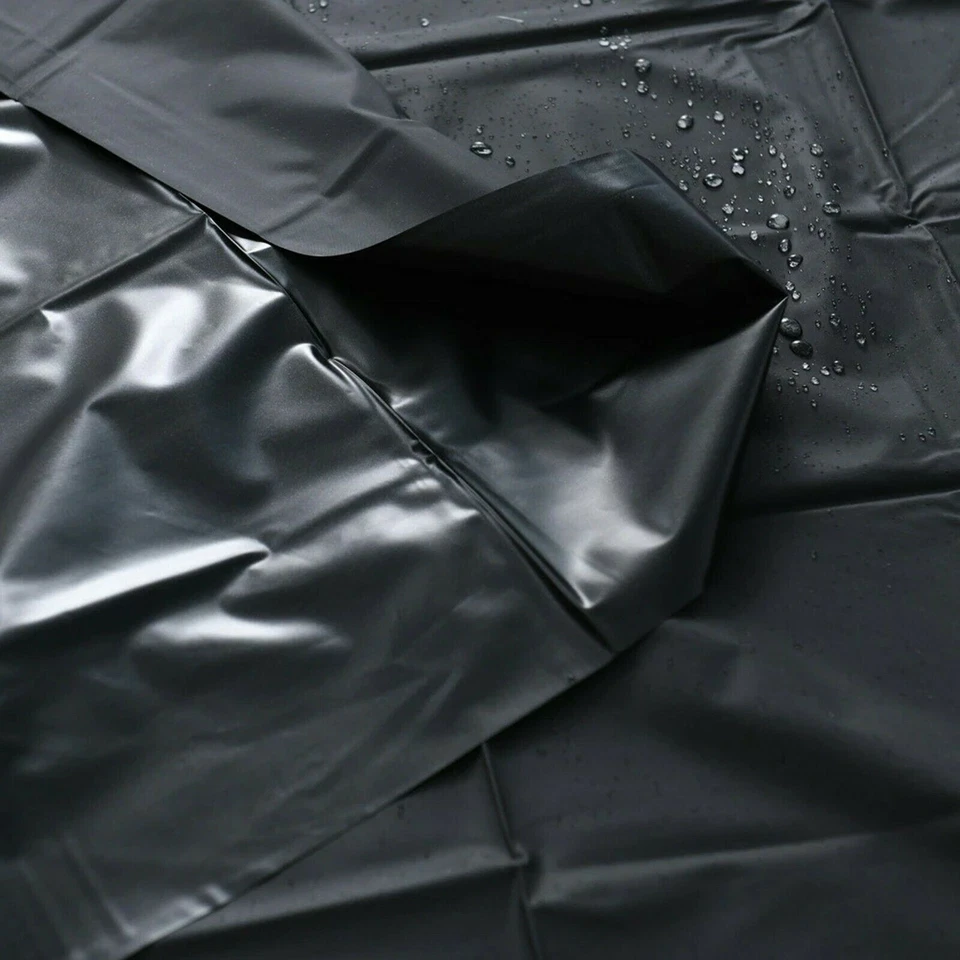 210* 210 cm PVC Bed Sheet for Wet Games King Size Waterproof Bedding Sheet Set - Image 2 of 4