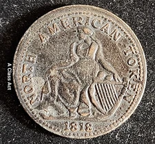 NORTH AMERICAN TOKEN 1818 / MOORMAN MFG. CO. / FOUNDED 1885, 150 YRS. Our T7844