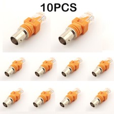 10Pc BNC Female to RJ45 Male Coaxial Barrel Coupler Adapter RJ45 to RF Connector