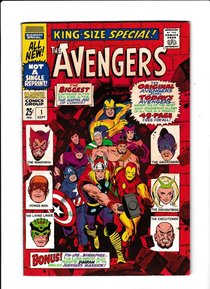 アベンジャーズ Avengers #1 レア表紙 Avengers No.1 : 1967 : : The Original Avengers Join Todays