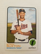 2022 Topps Heritage 1973 Oversized Box Topper Byron Buxton #OB-BBX Twins
