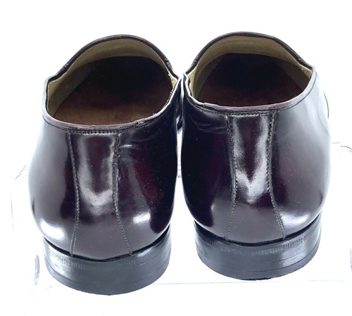 Mezlan Aaron Penny Loafer Mens Size 10 M Brown Leather Brogue Slip On Shoe Spain - Picture 6 of 9