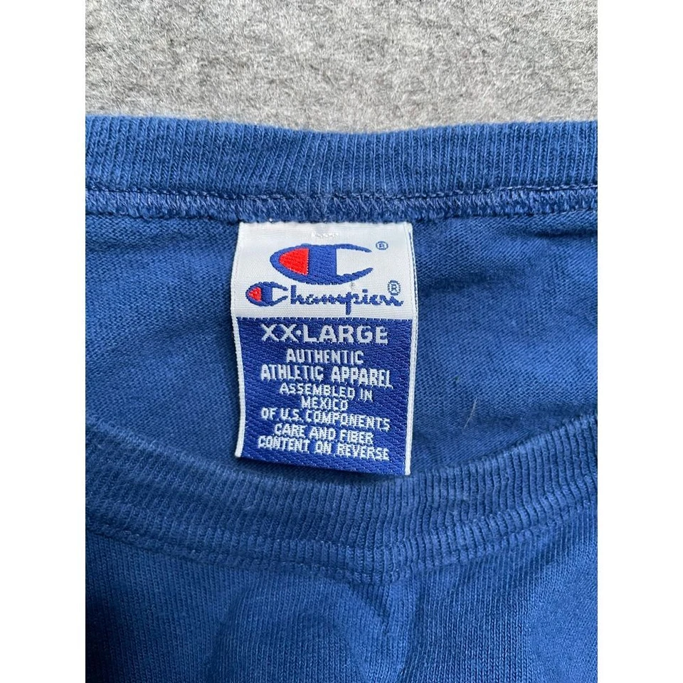 Винтажный 90-х чемпион синий Athletic футболка и шорты комплект пот loungewear XXL - Изображение 4 из 4