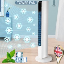 TOWER FAN Large 34" AIR COOLING FREE STANDING 3 SPEED QUIET OSCILLATING ⭐⭐⭐⭐⭐