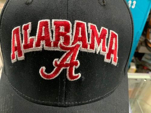 NEW Alabama Crimson Tide Black Adjustable Baseball Hat NCAA Captivating Headwear - Picture 4 of 10