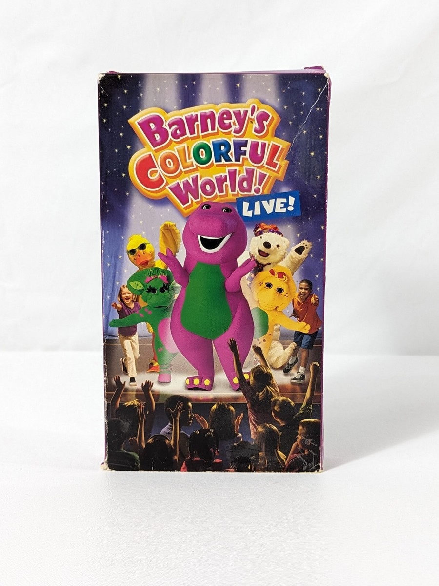久宝留理子 Tour ’94-’95 COLORS [VHS] Barney's Colorful World Live! (VHS, 2004) RARE Purple