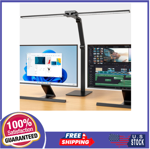 24W Bright Auto Dim LED Desk Lamp for Home Office with Stable Base-image