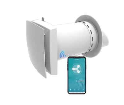 Erv Energy Heat Recovery Ventilation Unit HRV Wall Mounted Recuperator Mini  Fan