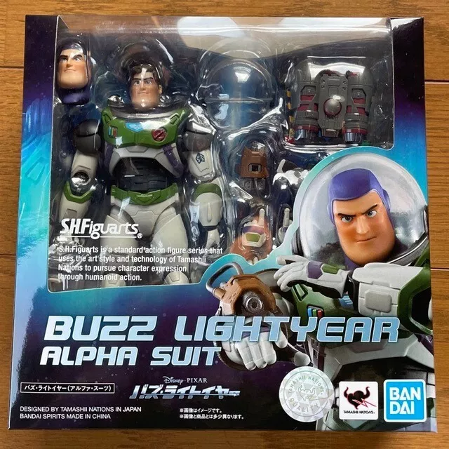 S.H.Figuarts Buzz Lightyear Alpha Suit Bandai Action Figure Toy