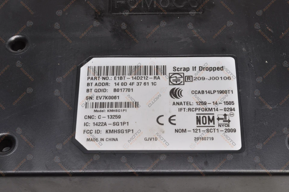 Ford Ecosport 1.0 12V Ecoboost 125PS Interfejs Modulo Centralina E1BT-14D212-RA - Immagine 2 di 4